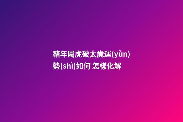 豬年屬虎破太歲運(yùn)勢(shì)如何 怎樣化解